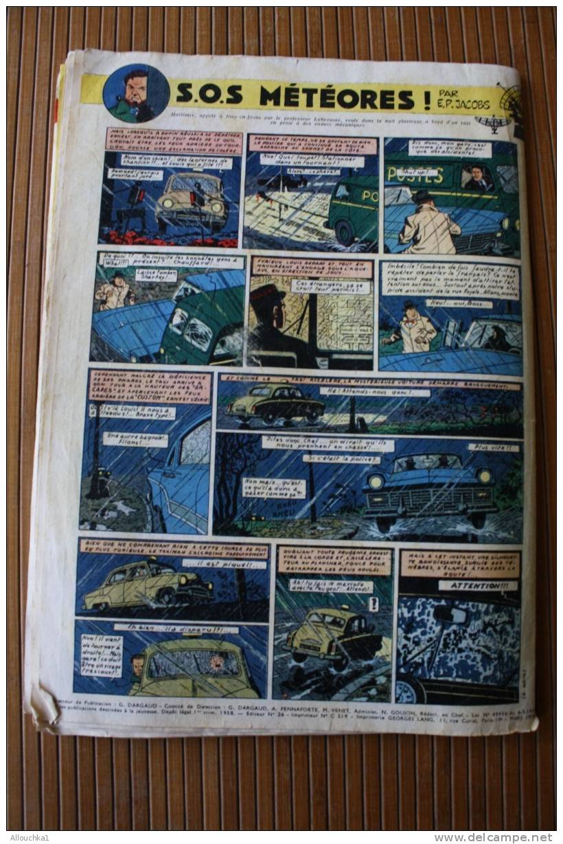 TINTIN  JOURNAL DES JEUNES 7  A 77 ANS  20 MARS 1958 >No 491 > 36 PAGES 2 HISTOIRES ET SCIENCES TECHNIQUE  ACTUALIT - Tintin