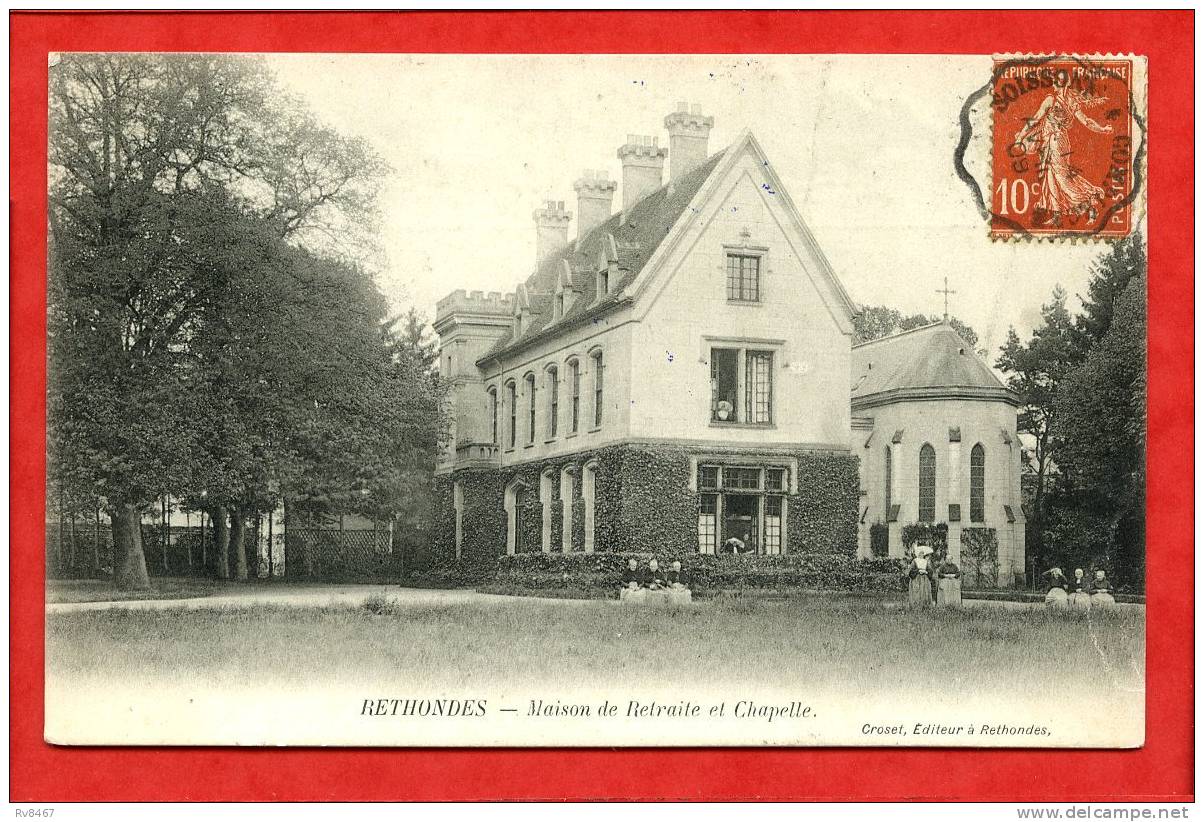 * RETHONDES-Maison De Retraite Et Chapelle(Carte Voyagée)-Bonne Soeur - Rethondes