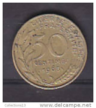 FRANCE - 5eme Republique - 50 Cts Lagriffoul - Bronze-aluminium - 1963 - 50 Centimes