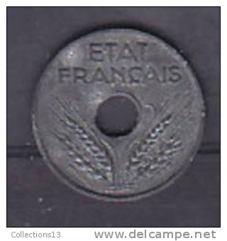 FRANCE - Etat Français - 20 Cts Type 20 - Zinc- 1942 - 20 Centimes