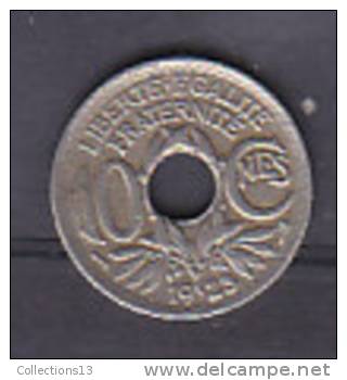 FRANCE - 3eme Republique - 10 Cts Lindauer - Cupro-nickel - 1923 Poissy - 10 Centimes
