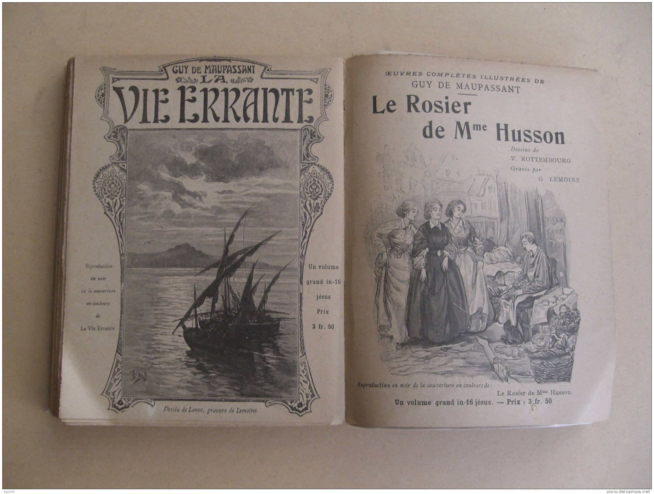 Oeuvre Complètes Illustrées De GUY De MAUPASSANT - Notre Coeur - Illustrations De René Lelong - - 1901-1940