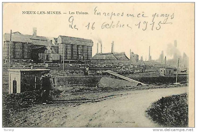 Pas-de-Calais : Dec11b 193 : Noeux-les-Mines  -  Usines - Noeux Les Mines