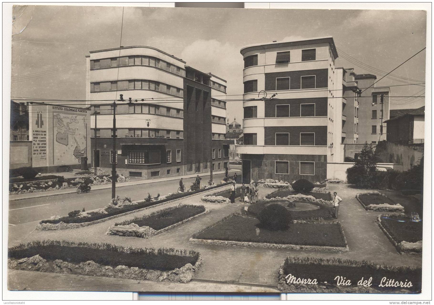 304-MONZA-VIA DEL LITTORIO-1942-FG - Monza