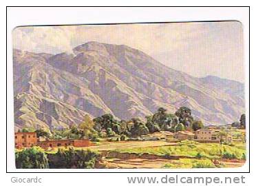 VENEZUELA - CANTV (CHIP) - 1997 PAINTINGS: EL AVILA DESDE SABANA GRANDE (P. A. GONZALEZ))   -   USED  -  RIF. 2116 - Pittura