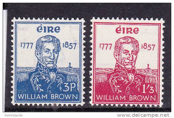 IRLANDE - YVERT N° 132/133 ** - COTE = 49 EUROS - Unused Stamps