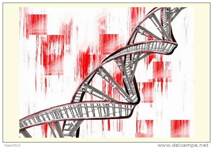 [NZ08-100  ]    Chemistry Gene DNA Biochemistry, Postal Stationery --Articles Postaux -- Postsache F - Chimie