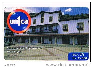 VENEZUELA - CANTV (GSM RECHARGE) - UN1CA - SEDE COMPANIA GUIPUZCOANA  -   USED  -  RIF. 2157 - Venezuela