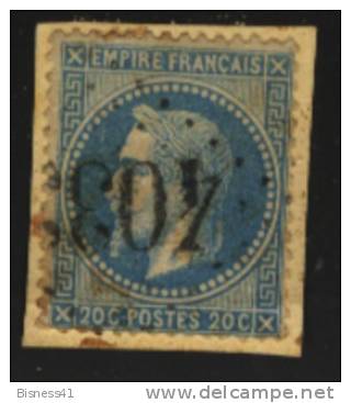 France N° 29B  Oblitération GC GROS CHIFFRES  N° 4033  // TROUVILLE SUR MER - 1853-1860 Napoleon III
