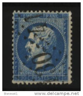 France N° 22 Oblitération GC GROS CHIFFRES  N° 4130  // VENDOME - 1862 Napoléon III