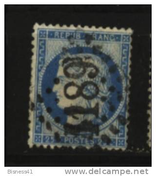 France N° 22 Oblitération GC GROS CHIFFRES  N° 4189  // VICHY - 1862 Napoleon III