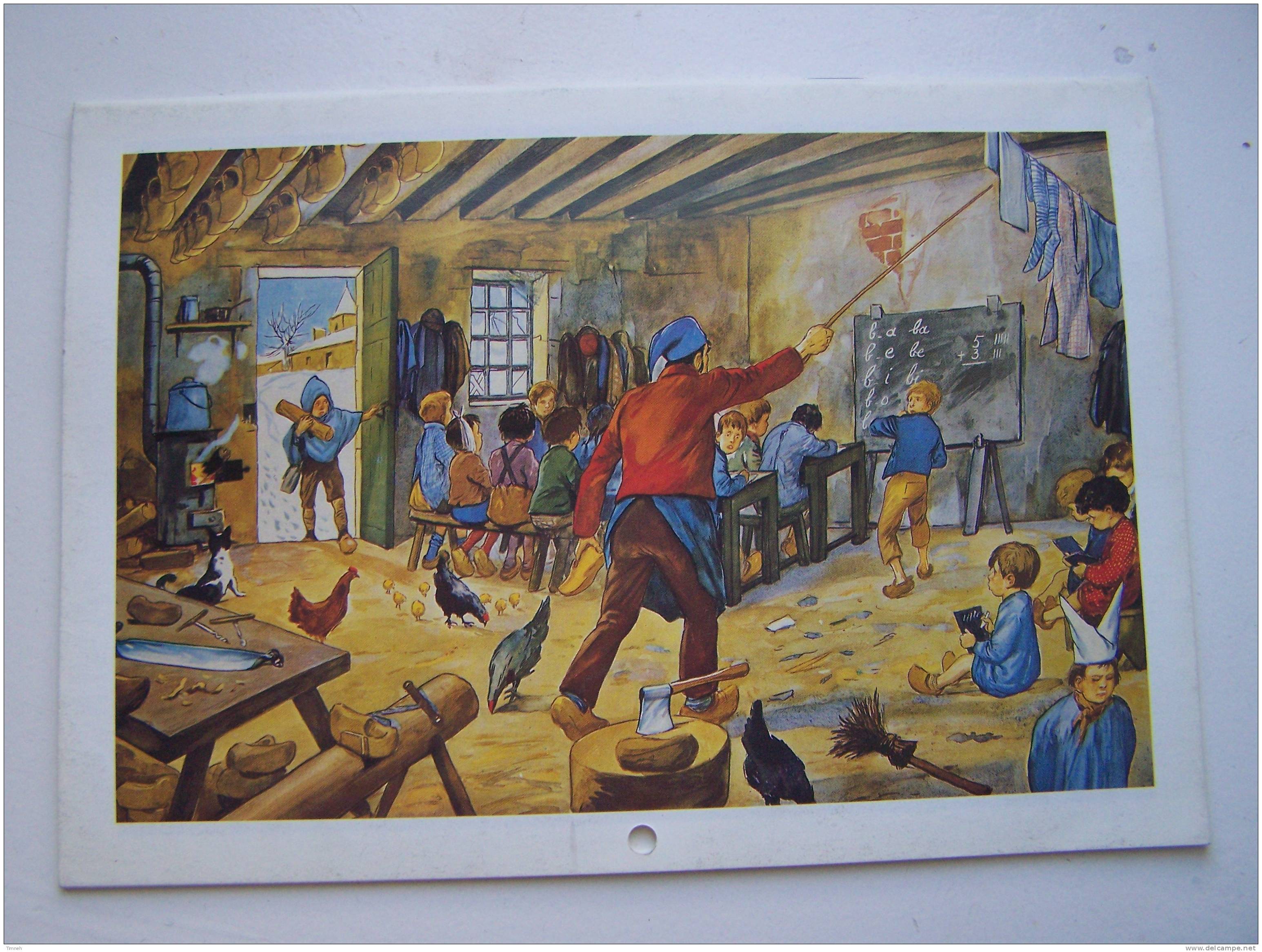 CALENDRIER 1994 - OFFICE CENTRAL DE LA COOPERATION A L ECOLE - Illustrations - Grand Format : 1991-00