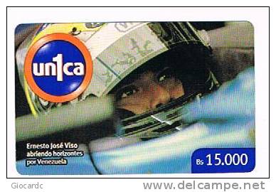 VENEZUELA - CANTV (GSM RECHARGE) - UN1CA - MOTORING: ERNESTO JOSE' VISO -   USED  -  RIF. 2153 - Moto