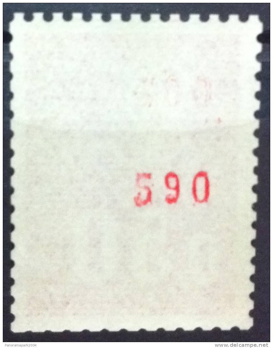France 1971 Numéro 1664b (n° Rouge Au Verso) 50c Carmin Rose Type Béquet - Ungebraucht