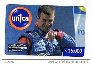 VENEZUELA - CANTV (GSM RECHARGE) - UN1CA - MOTORING: ERNESTO JOSE' VISO -   USED  -  RIF. 2154 - Motorbikes