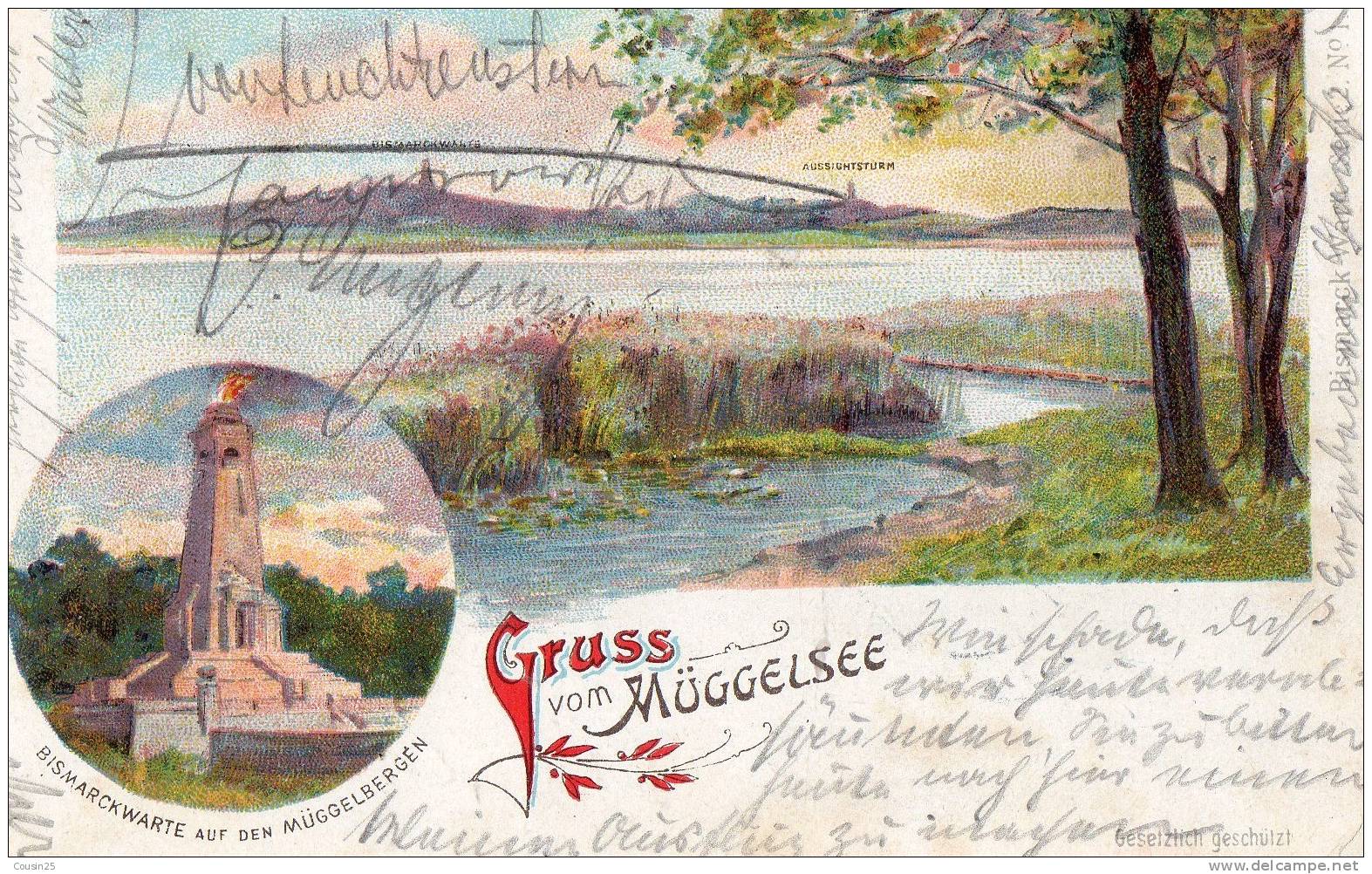 ALLEMAGNE - GRUSS AUS MUGGELSEE - Müggelsee