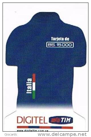 VENEZUELA - TIM (GSM RECHARGE) - DIGITEL - FOOTBALL: WORLD CUP 2006: ITALIA  -   USED  -  RIF. 2188 - Sport