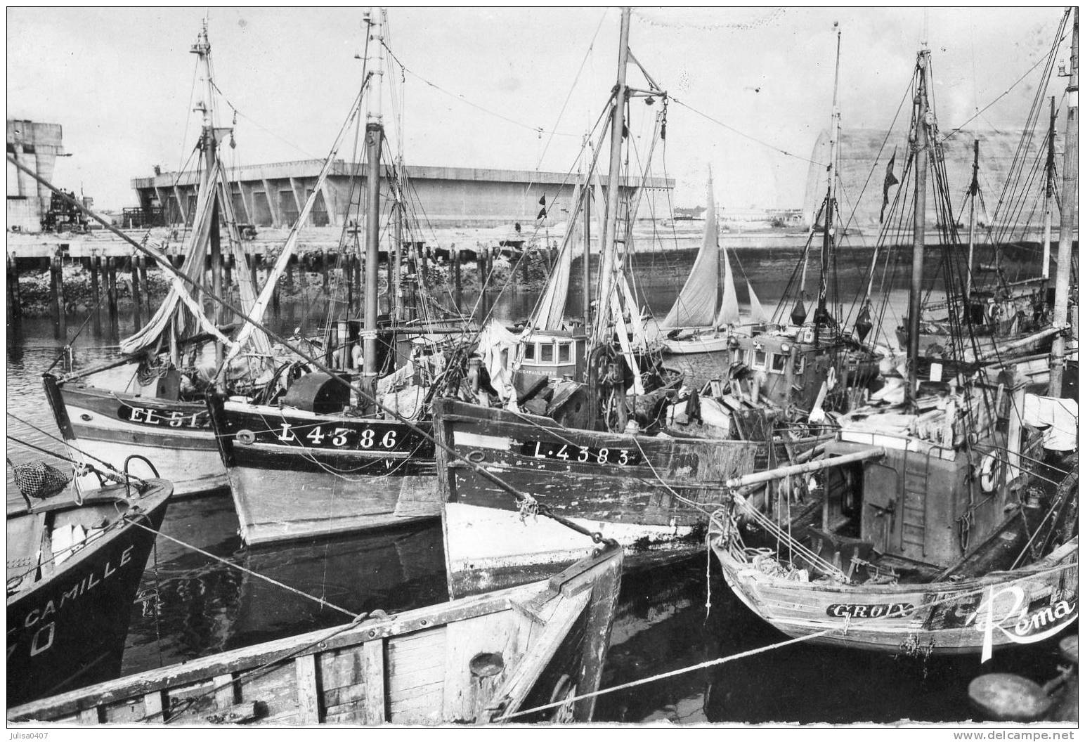 LORIENT GROIX (56) Bateau De Peche De L'Ile De Groix Dans Le Port De Lorient - Groix