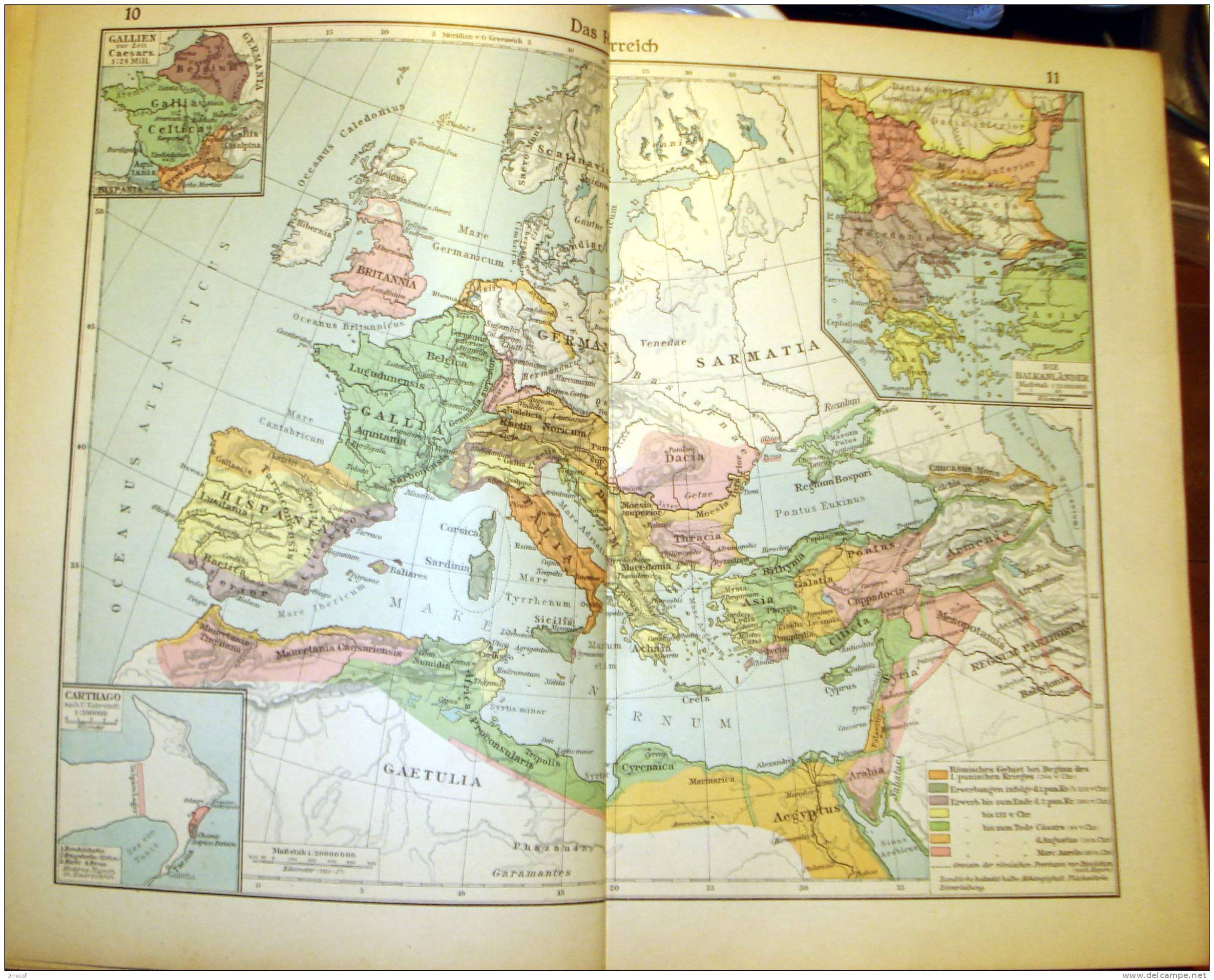 1928 SCHWABE HISTORISCHER SCHULATLAS, SEITENANZAHL: 47 SEITEN, 77 KARTEN - Altri & Non Classificati