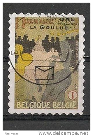 België Belgique TOULOUSE-LAUTREC Cote 0.60€ Oblitéré Gestempeld - Oblitérés