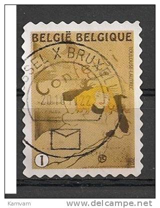 België Belgique TOULOUSE-LAUTREC Cote 0.60€ Oblitéré Gestempeld - Oblitérés