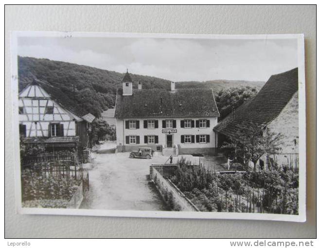 AK WOLLBACH EGERTEN Kr.Lörrach Gasthaus 1933  // D*3015 - Loerrach
