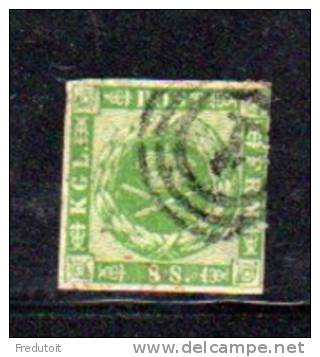 DANEMARK - N° 8  Obl - Used Stamps