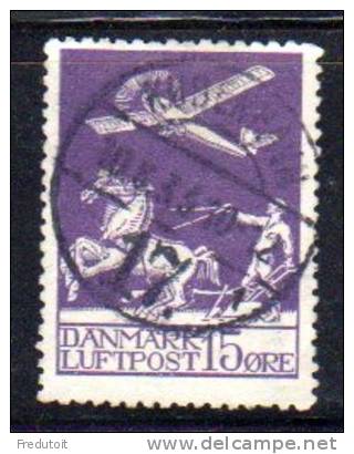 DANEMARK - PA  N° 2  Obl - Luftpost