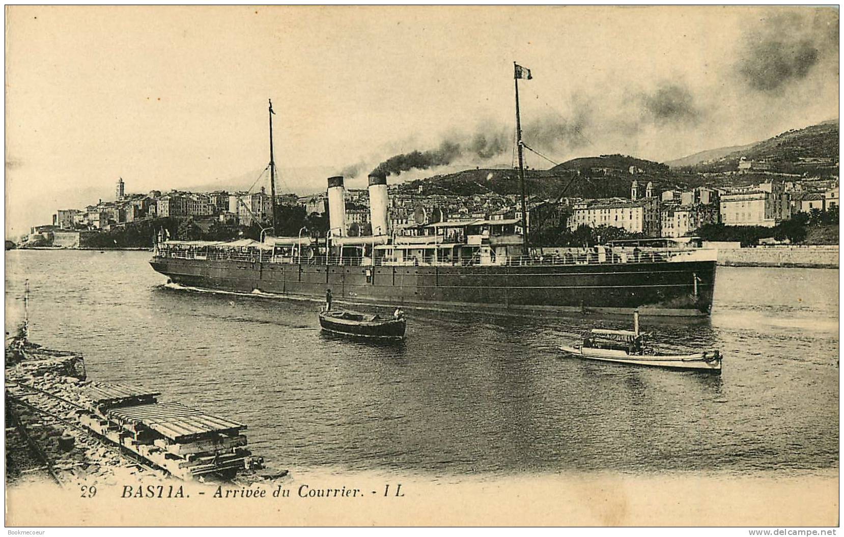 CORSE   BASTIA  ARRIVEE DU COURRIER   29 - Corse