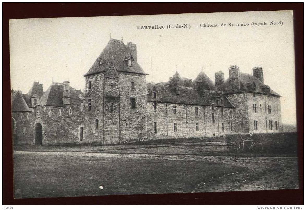 Cpa Du 22  Lanvellec Château De Rosambo Façade Nord     LEM3 - Lanvellec