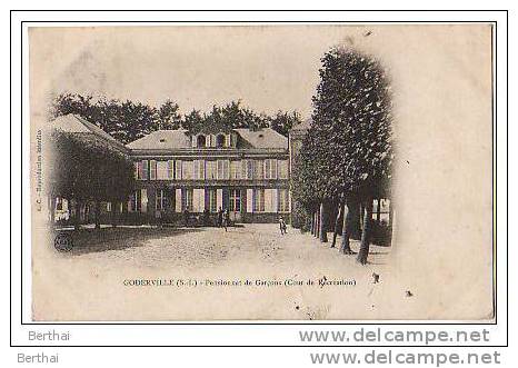 76 GODERVILLE - Pensionnat De Garcons (Cour De Recreation) - Goderville