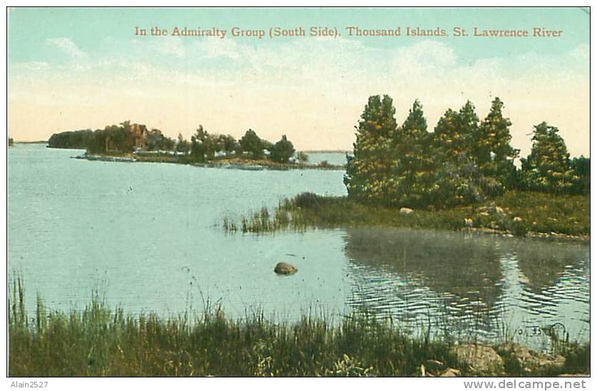 In The Admiralty Group (South Side) - Thousand Islands, St. Lawrence River (Valentine & Sons) - Thousand Islands