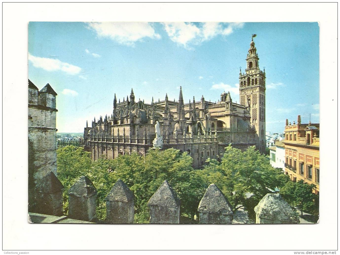 Cp, Espagne, Sévilla, Reales Alcazares, La Cathédrale De L'Alcazar - Sevilla