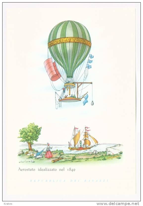 Postcard - Balloons   (V 5867) - Luchtballon