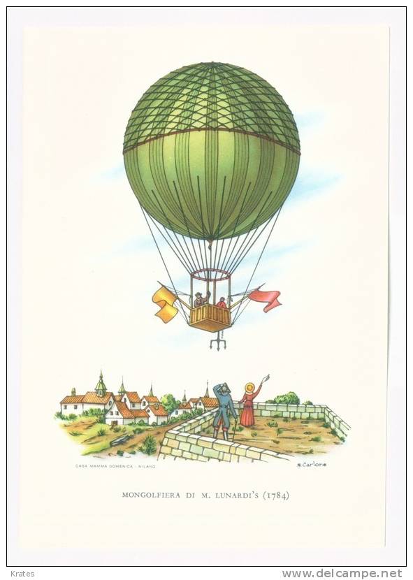 Postcard - Balloons   (V 5869) - Balloons