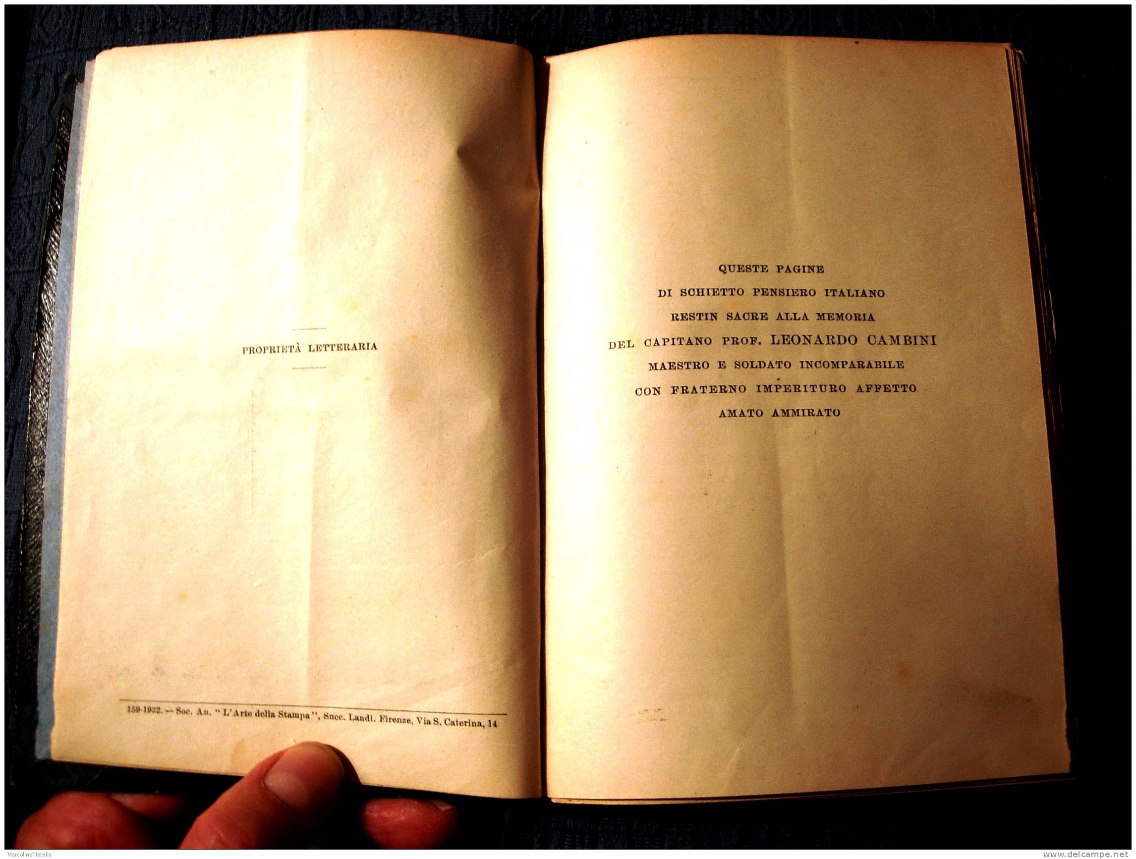 Libro Antico - Le Opere Maggiori Di NICCOLO´ MACHIAVELLI -3° Edizione -anno 1932 - Old Books