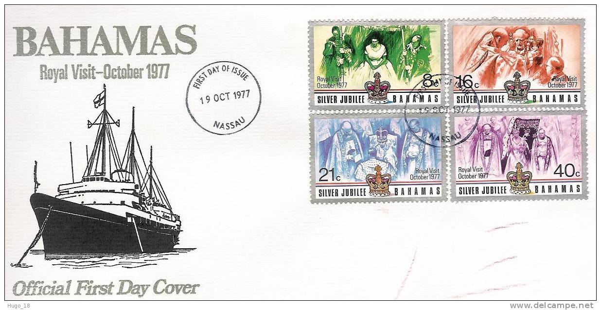 1977 SILVER JUBILEE ROYAL CARIBBEAN VISIT   BAHAMAS - Bahamas (1973-...)