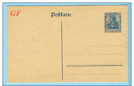 Postkarte 30 Pf. Germania, 1920, P 120, Nicht Verwendet - Other & Unclassified