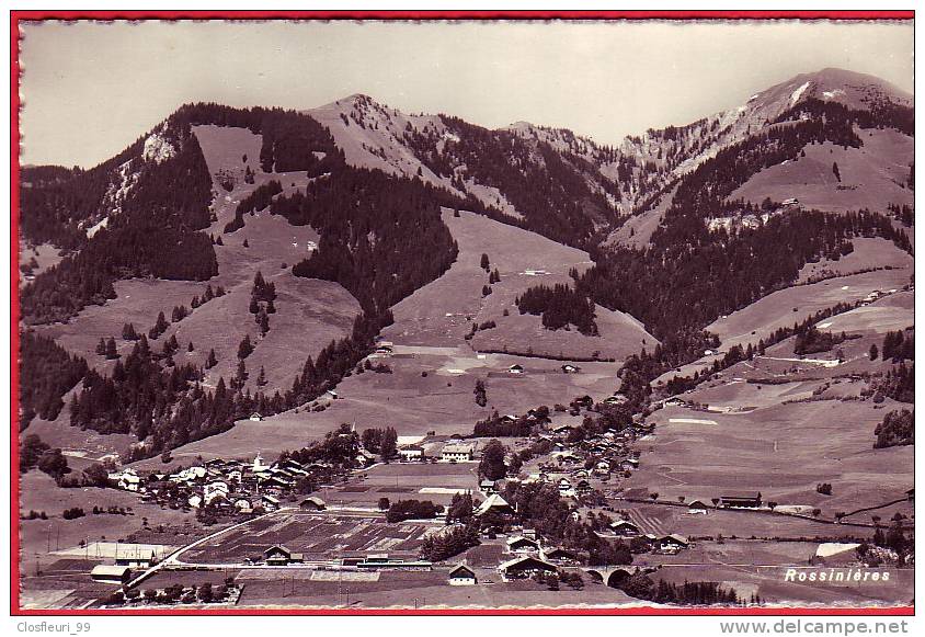 Rossinières. Joli Petit Village Dans La Pente, Sans Nouvelles Constructions. Obl. 11.8.1947 - Rossinière