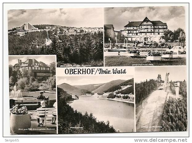 OBERHOF WALD- ORIGINAL PHOTO- Traveled - Oberhof