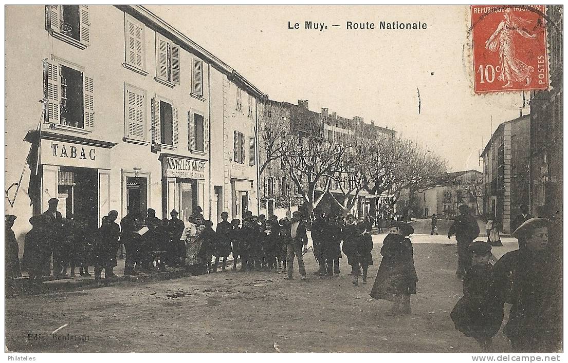 LE MUY  ROUTE NATIONALE 1905 - Le Muy