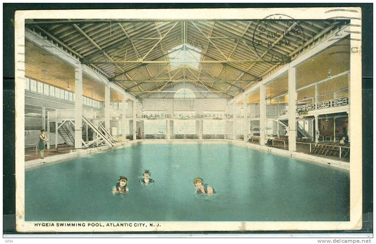 HYGEIA SWIMMING POOL , Atlantic City , N.J.  - Tb78 - Atlantic City