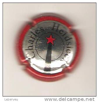 CAPSULE MUSELET CHAMPAGNE  CHARLES HEIDSIECK CONTOUR ROUGE STRIE - Heidsieck, Charles