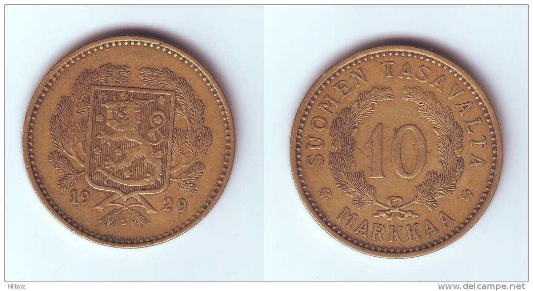 Finland 10 Markkaa 1929 - Finlandia