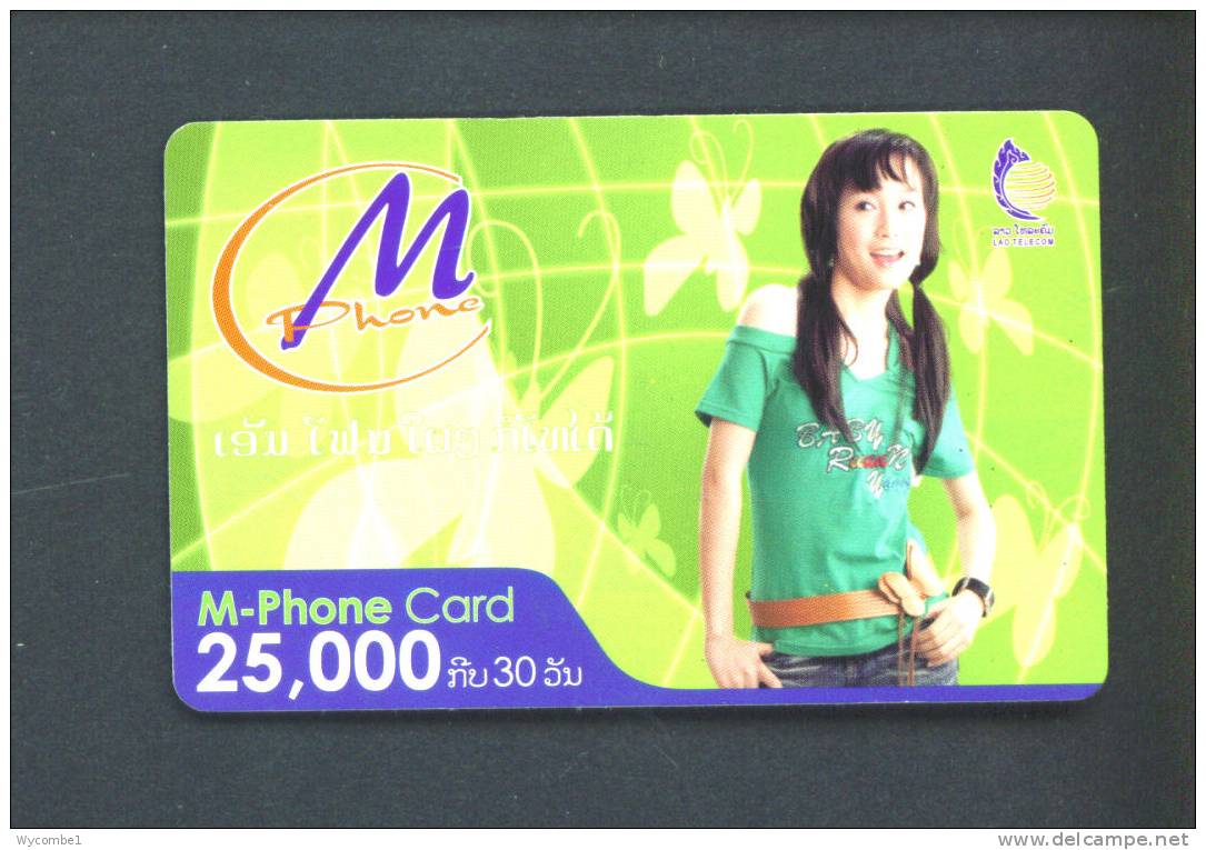 LAOS  -  Remote Phonecard As Scan - Laos