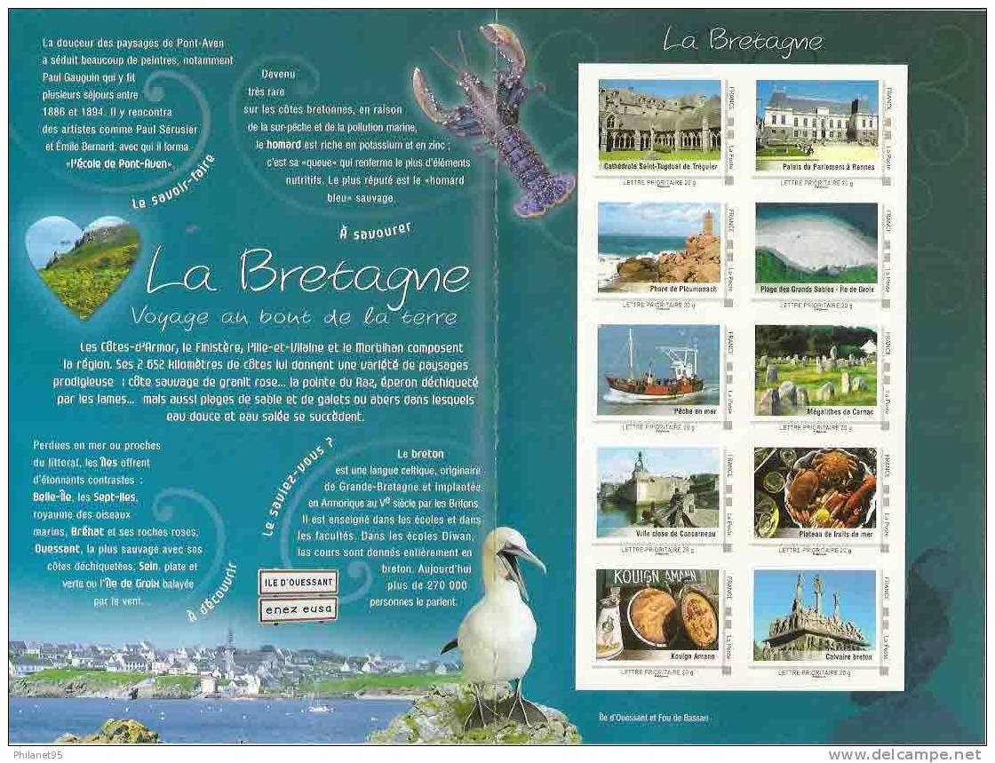 France 2009 Collector Autocollant "La Bretagne Comme J´aime" Neuf Sous Blister - Collectors