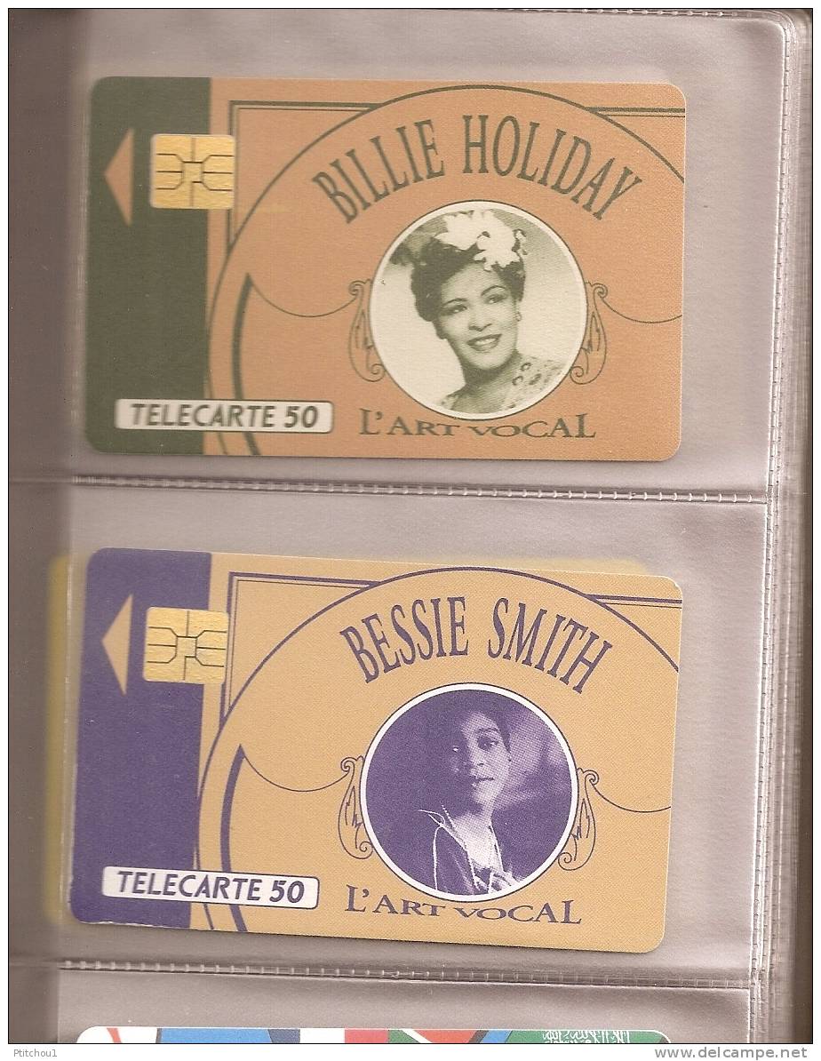 2 Cartes Billie Holiday Et Bessie Smith - Zonder Classificatie