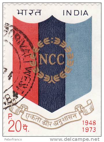1973 India - 25° NCC - Gebraucht