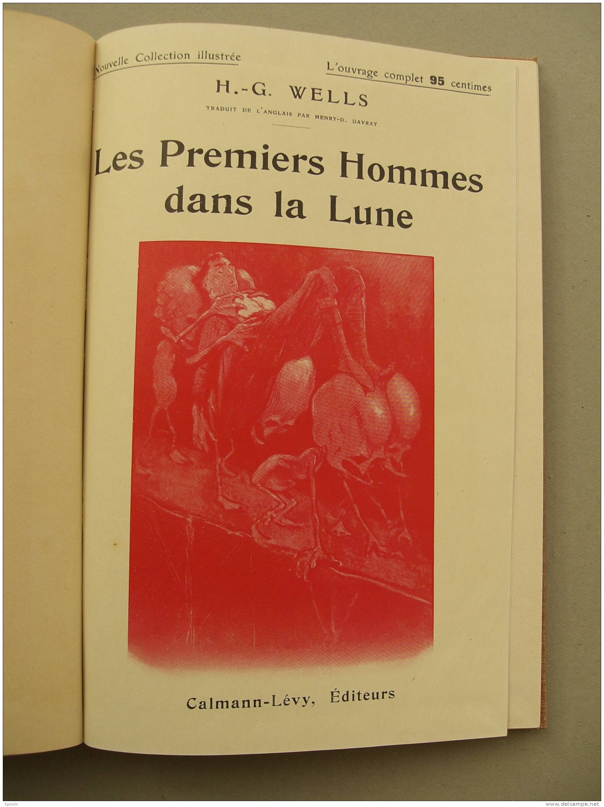 Nouvelle Collection Illustrée No 82 - H.G. WELLS - Les Premiers Hommes Dans La Lune - Illustrations Claude Shepperson - Avant 1950