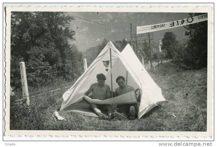 CARTOLINA FORMATO PICCOLO GRUPPO GIOVANILE ANNIBALE FOSCARI GREBOBLE ANNO 1934 ISERE FRANCIA - Grenoble